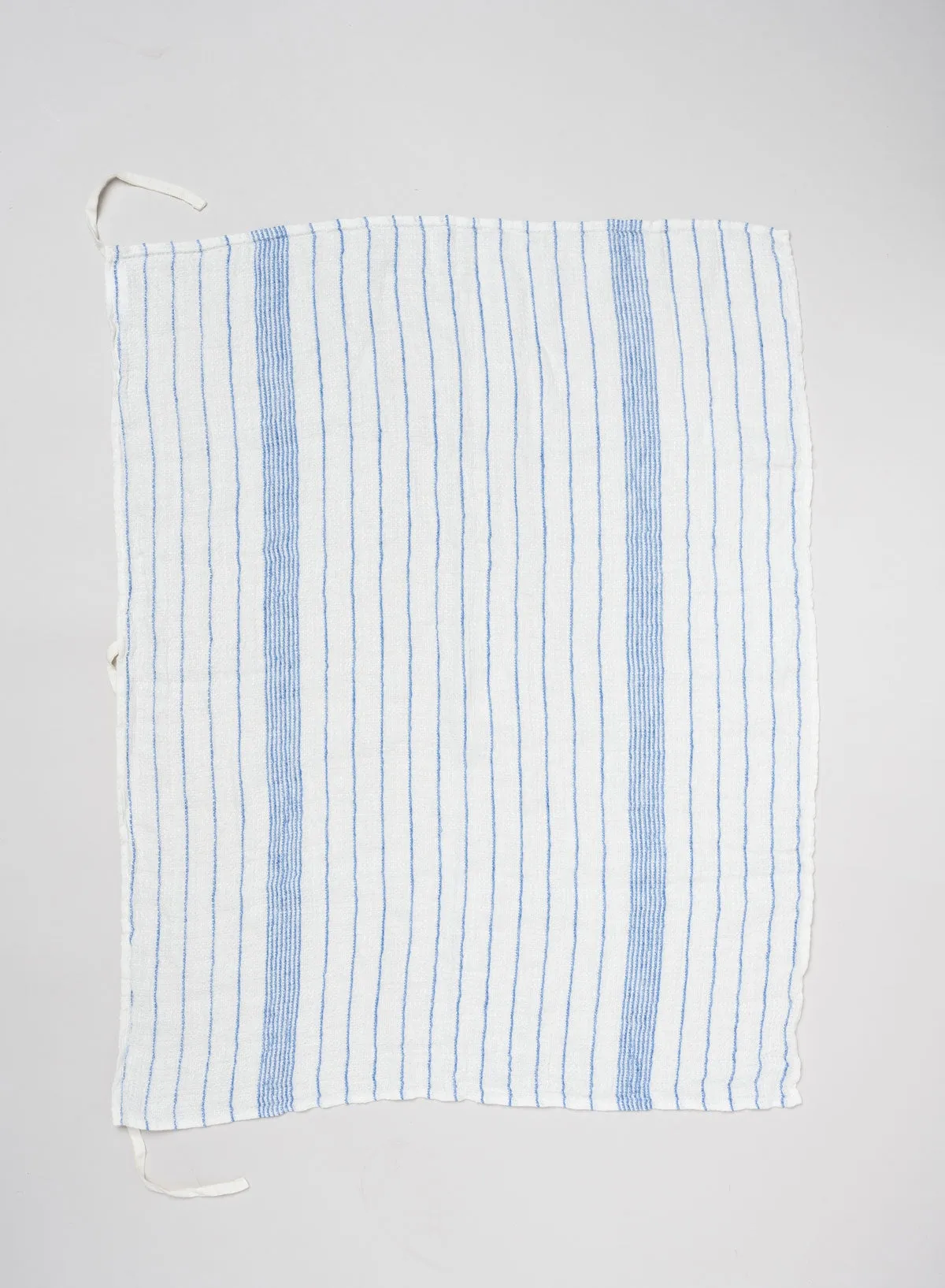 Dish Towel Waffle, Blue Stripe - Linge Particulier