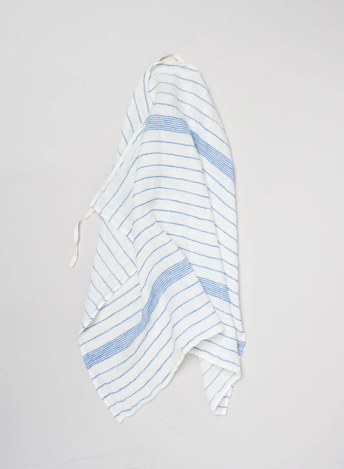 Dish Towel Waffle, Blue Stripe - Linge Particulier