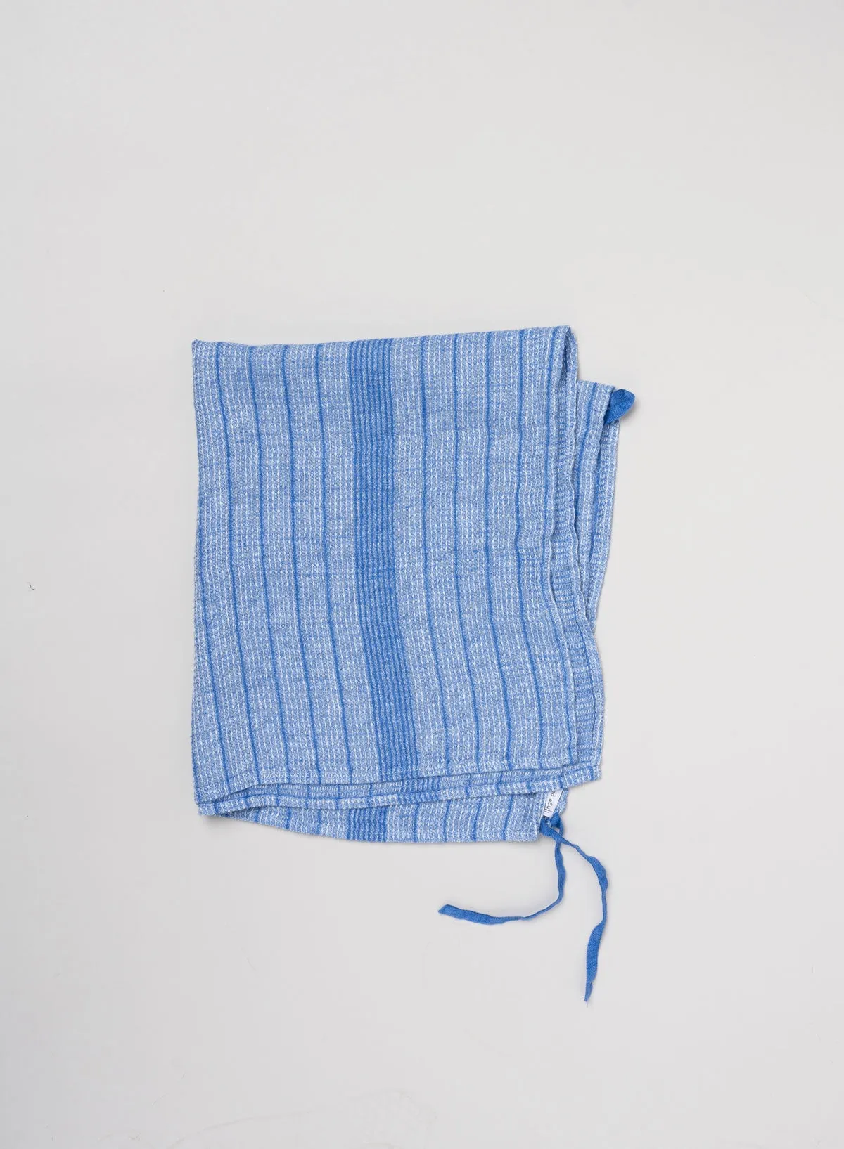 Dish Towel Waffle, Majorelle Stripe - Linge Particulier