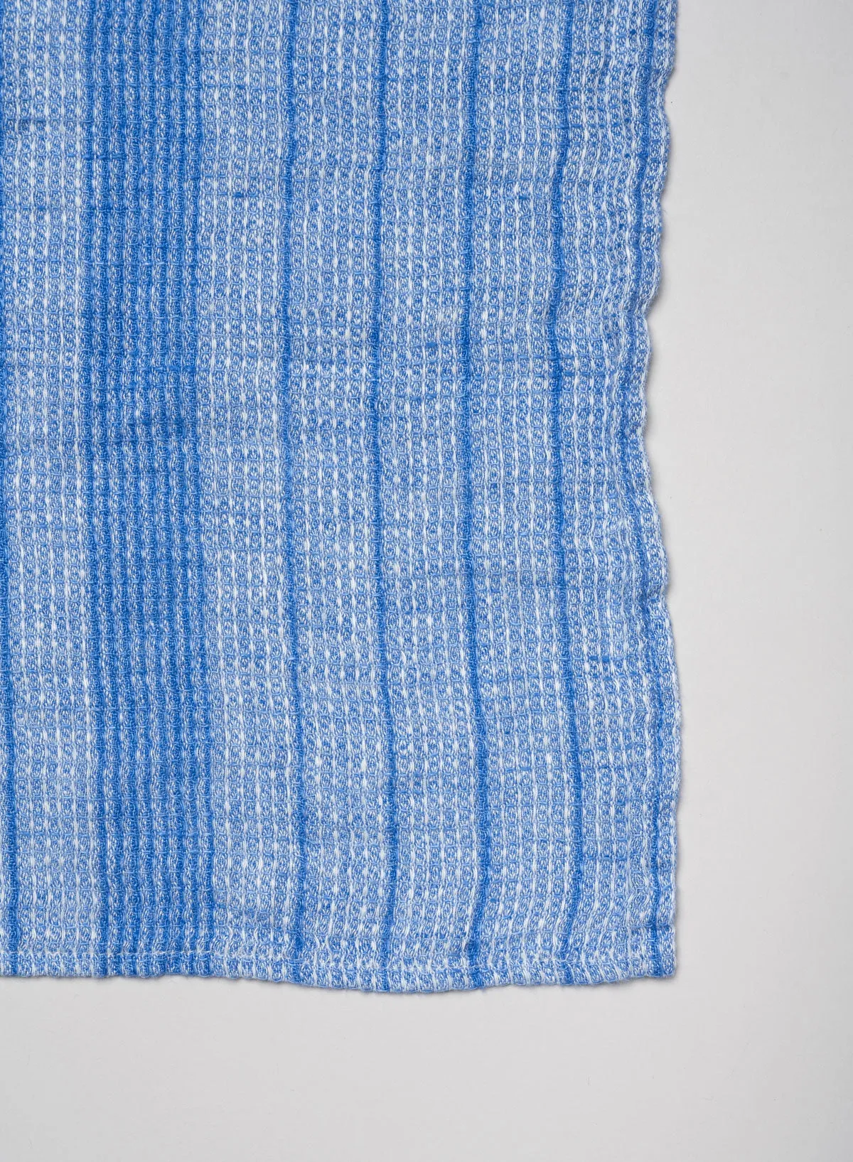 Dish Towel Waffle, Majorelle Stripe - Linge Particulier