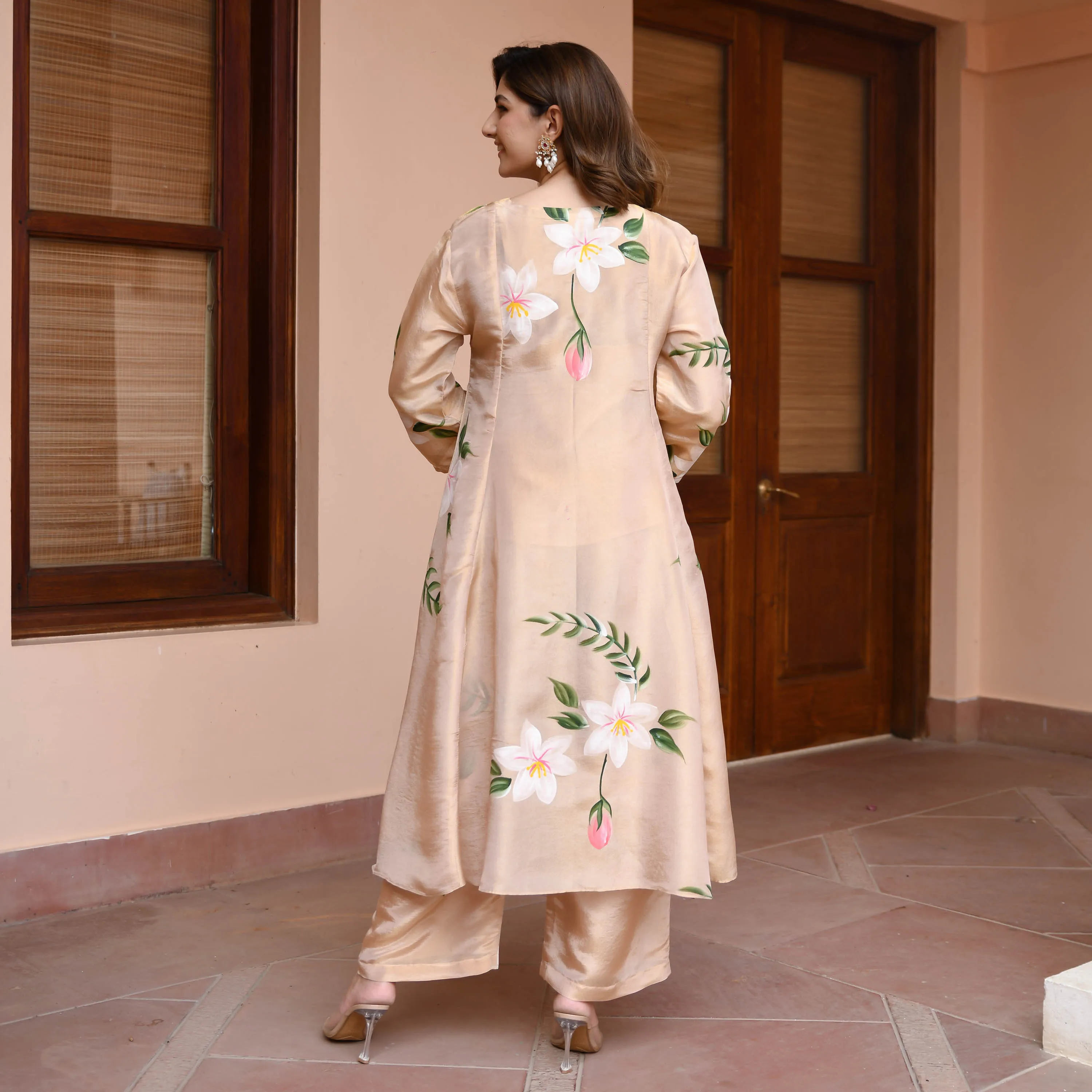 Diya Tissue Silk Kurta Set