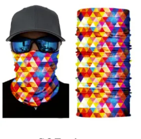 DOPE RAINBOW ART SEAMLESS BANDANA FACE COVER TUBE MULTI FUNCTION MASK WRAPS