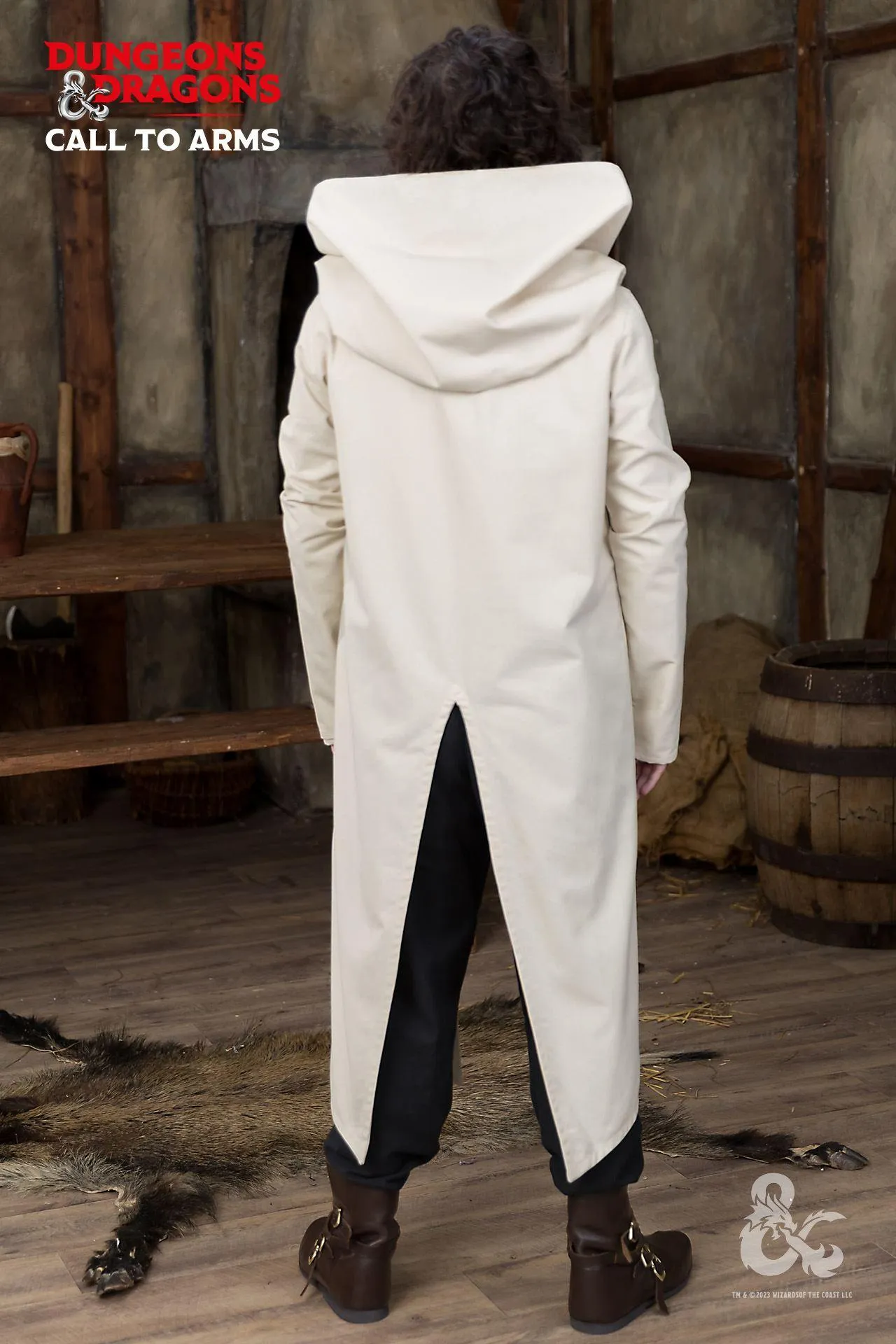 Dungeons & Dragons Paladin Hooded Tunic Natural