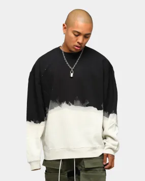 EN ES Dip Dye Vintage Crewneck Black/Cream