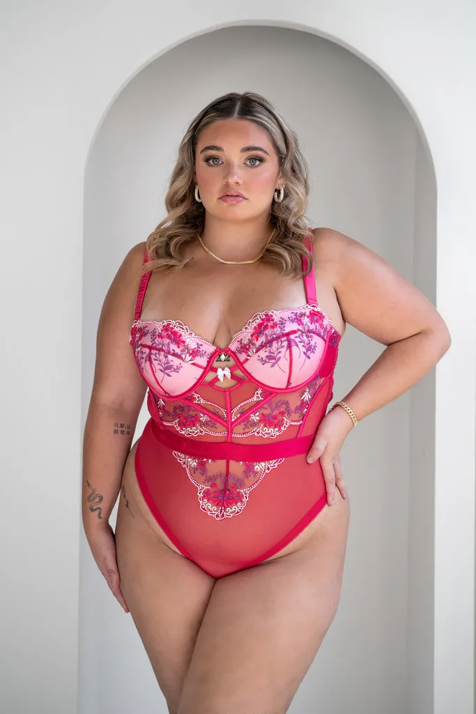 Euphorik Pink Bodysuit