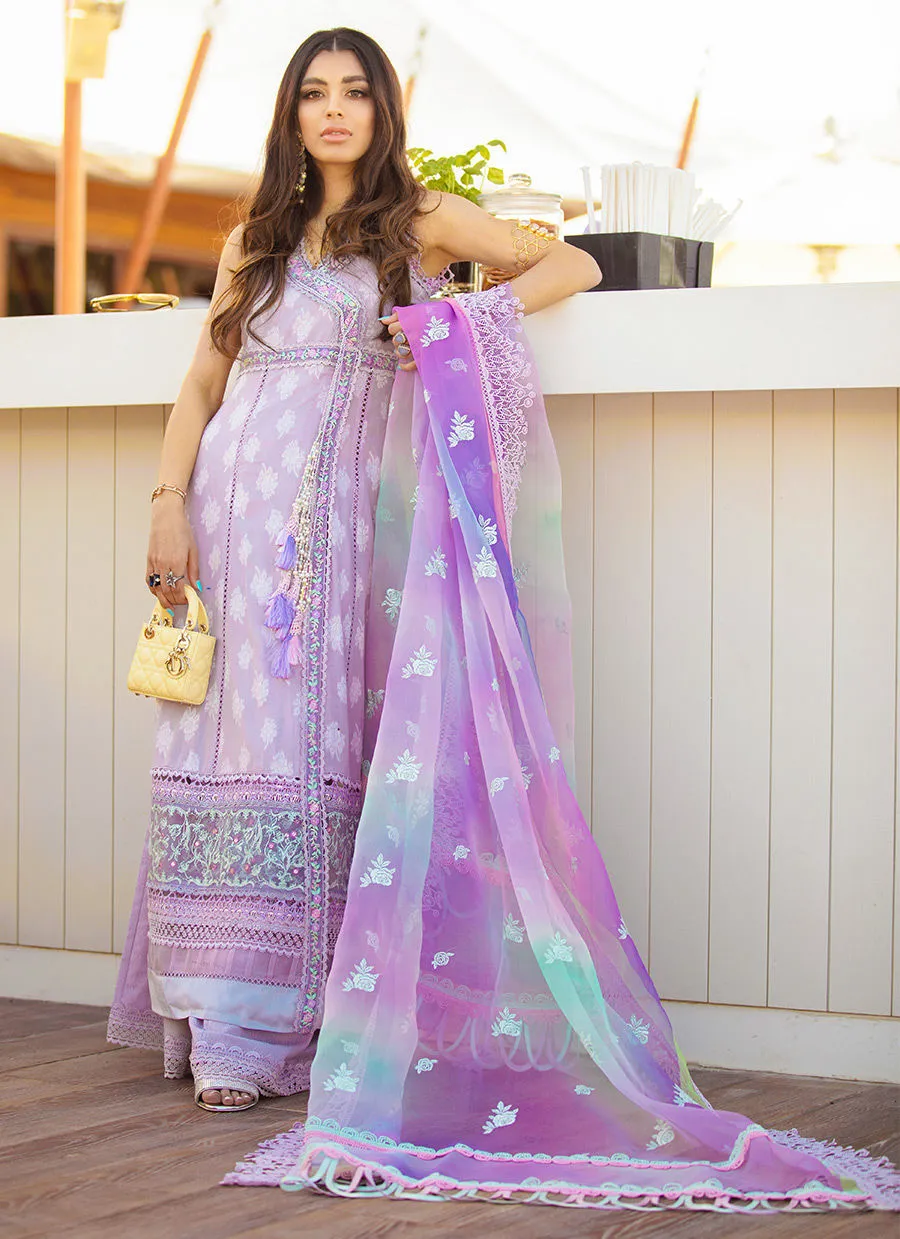 Farah Talib Aziz Luxury Lawn Collection – La Mer Lilac