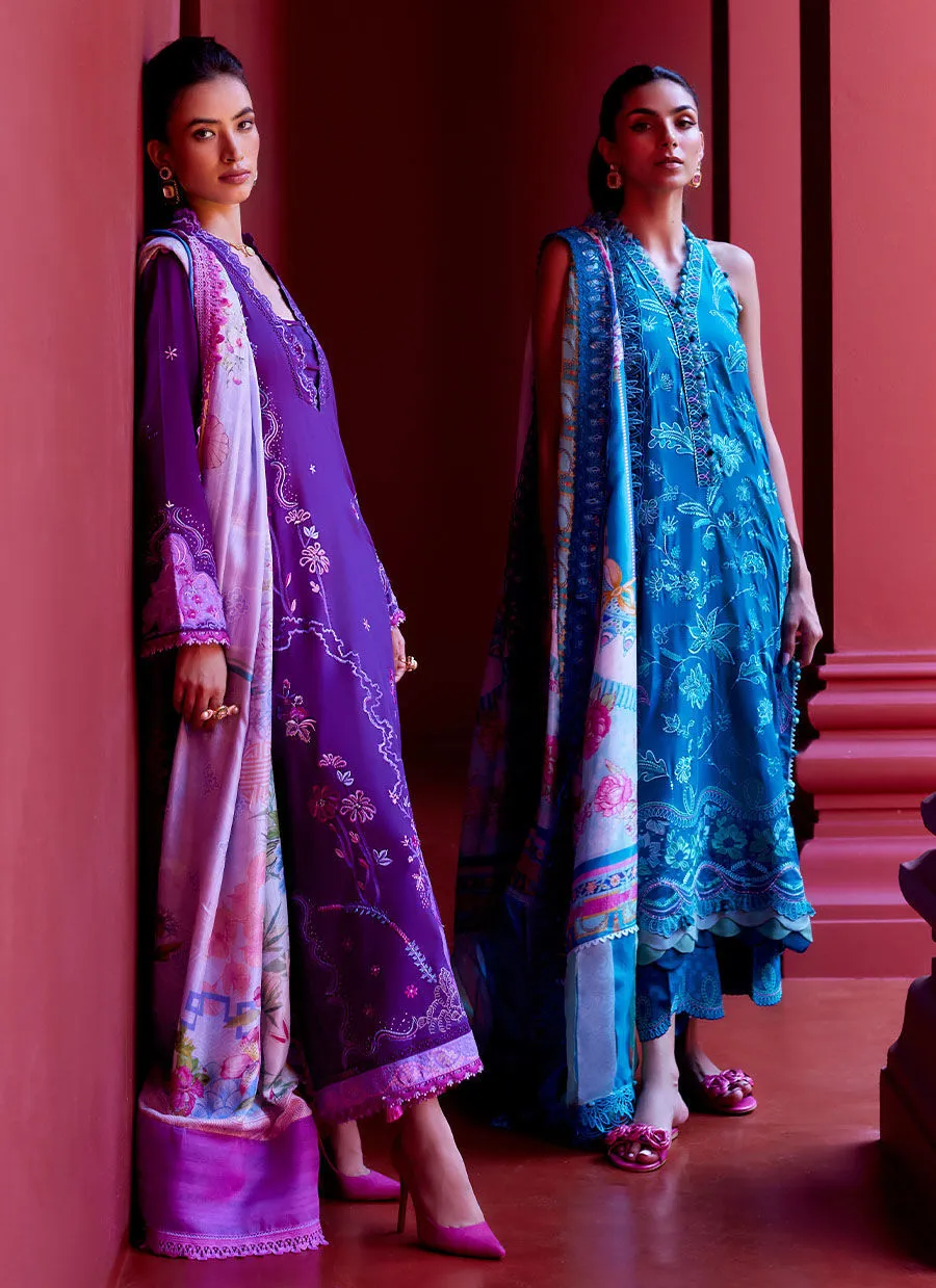 Farah Talib Aziz Suay Luxury Lawn Collection – Yuri Purple