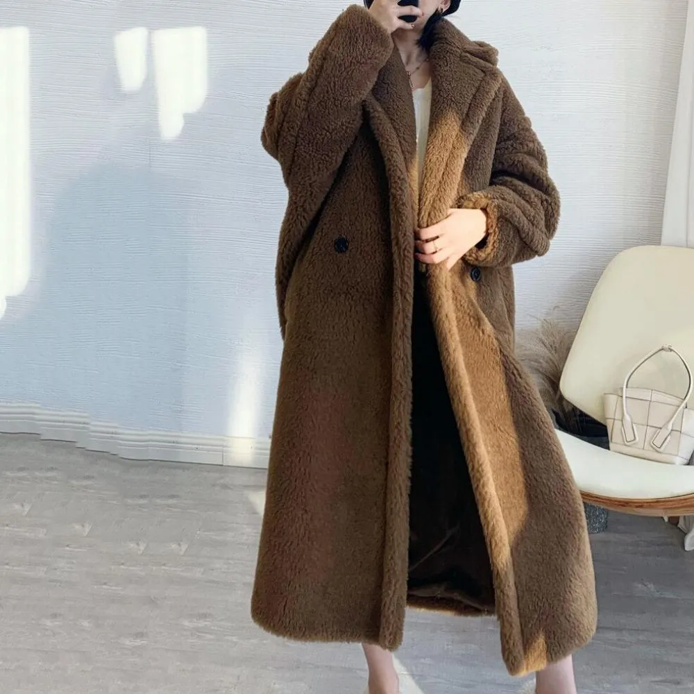 Faux Fur Teddy Loose Coat