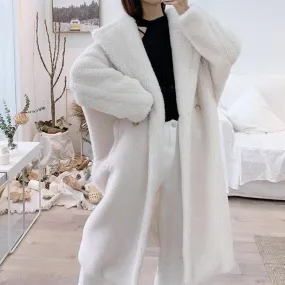 Faux Fur Teddy Loose Coat