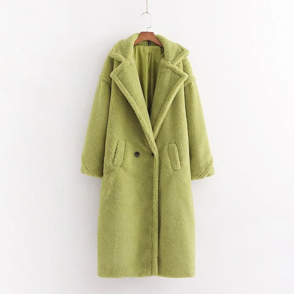 Faux Fur Teddy Loose Coat