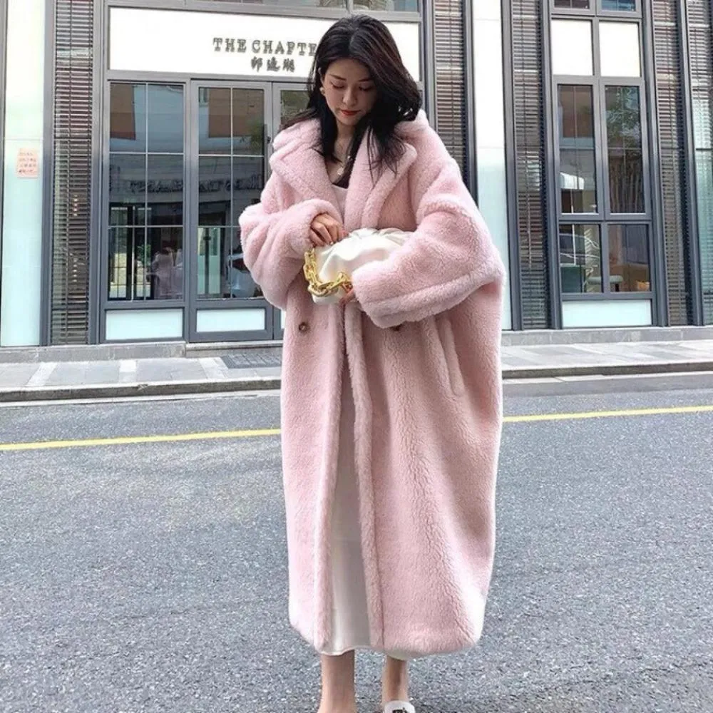 Faux Fur Teddy Loose Coat