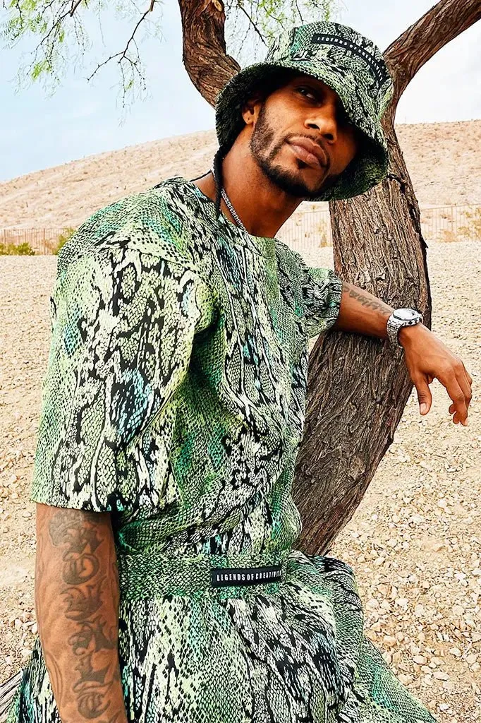 Fela Python Print Short Sleeve