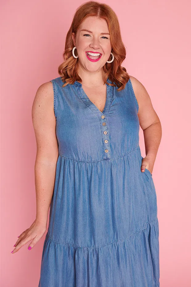 Frannie Chambray Dress