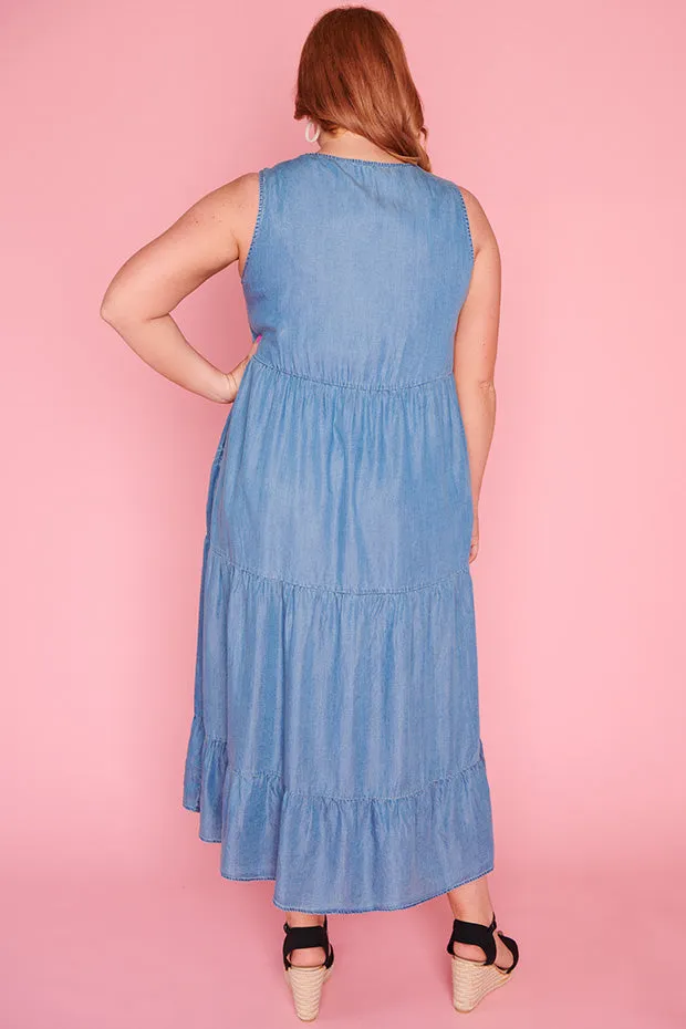 Frannie Chambray Dress