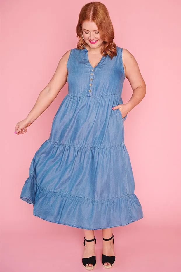 Frannie Chambray Dress