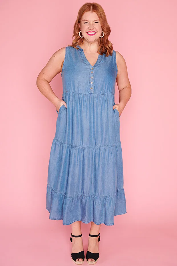 Frannie Chambray Dress