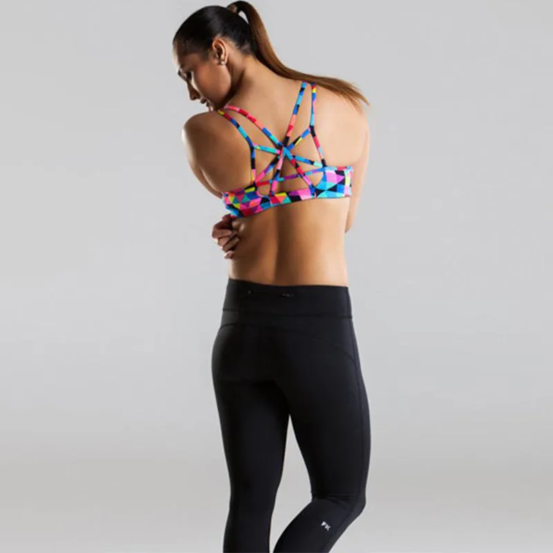 Funkita - Still Black - Ladies Electric Runner 3/4 Tight