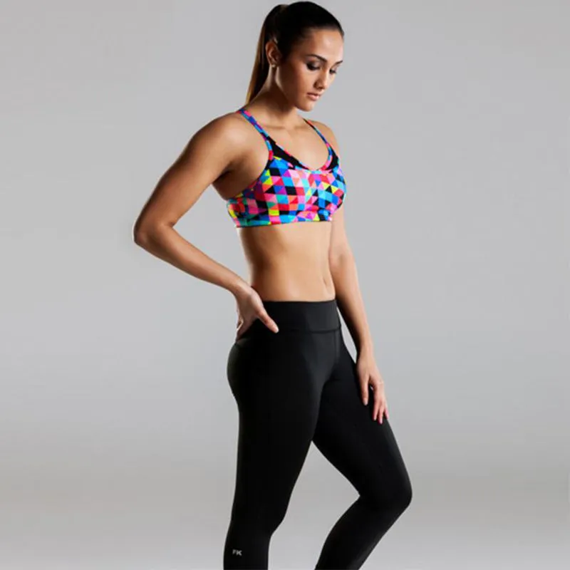 Funkita - Still Black - Ladies Electric Runner 3/4 Tight