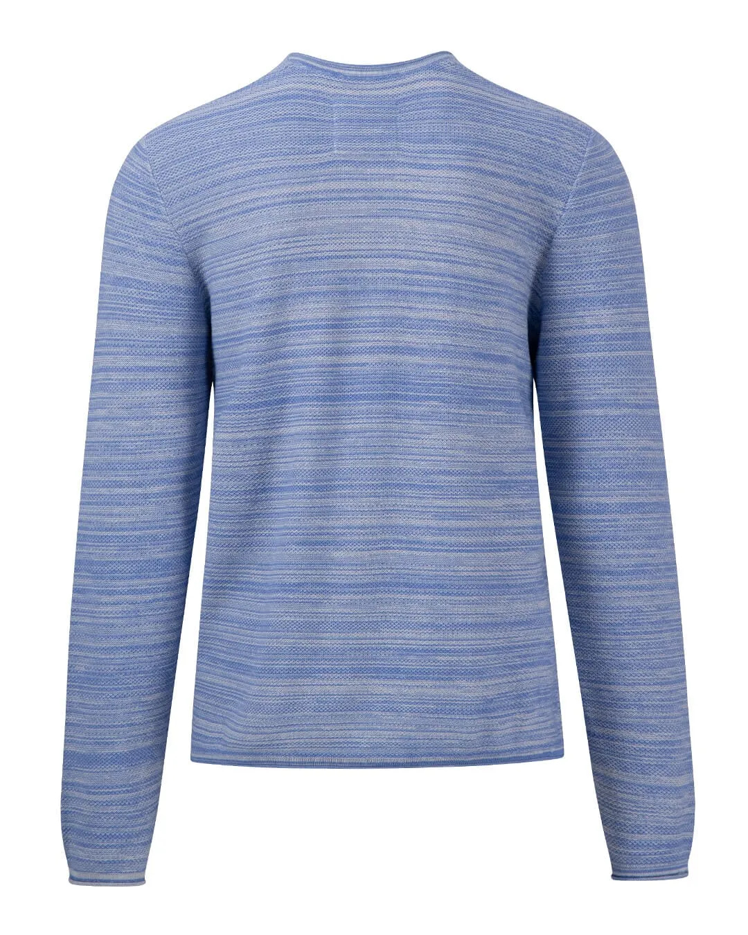 Fynch-Hatton Blue Striped Crew Neck Jumper