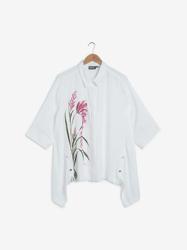 Gia White Floral Tunic