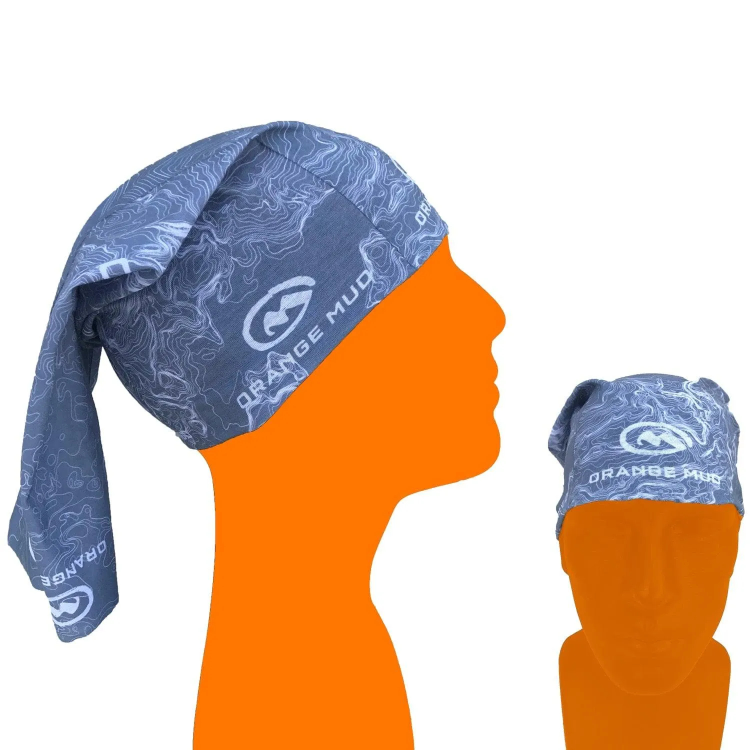 Gray Multifunctional Headware "aka neck gator"