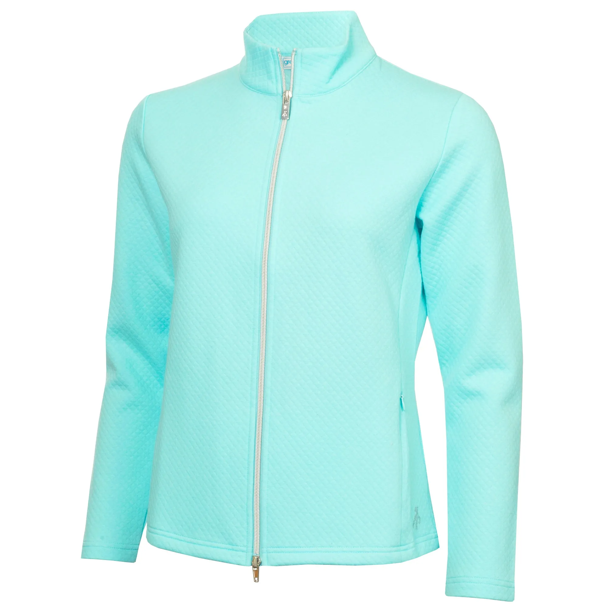 Green Lamb Ladies Nina Jaquard Quilted Golf Jacket SG24025