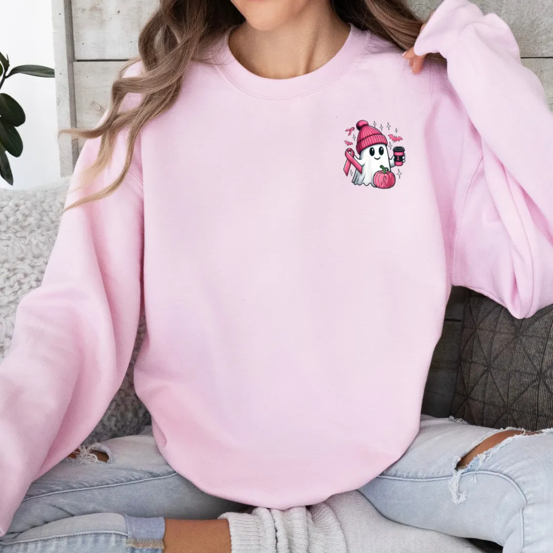 Halloween Breast Cancer Awareness Sweatshirt