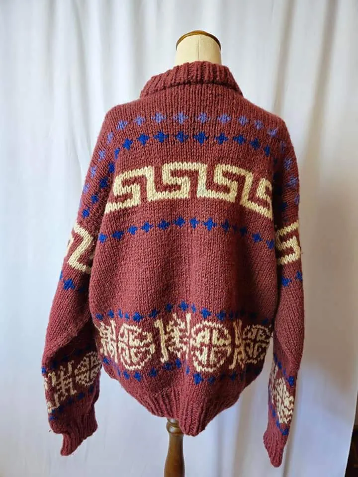 HAND KNIT WOOL JUMPER