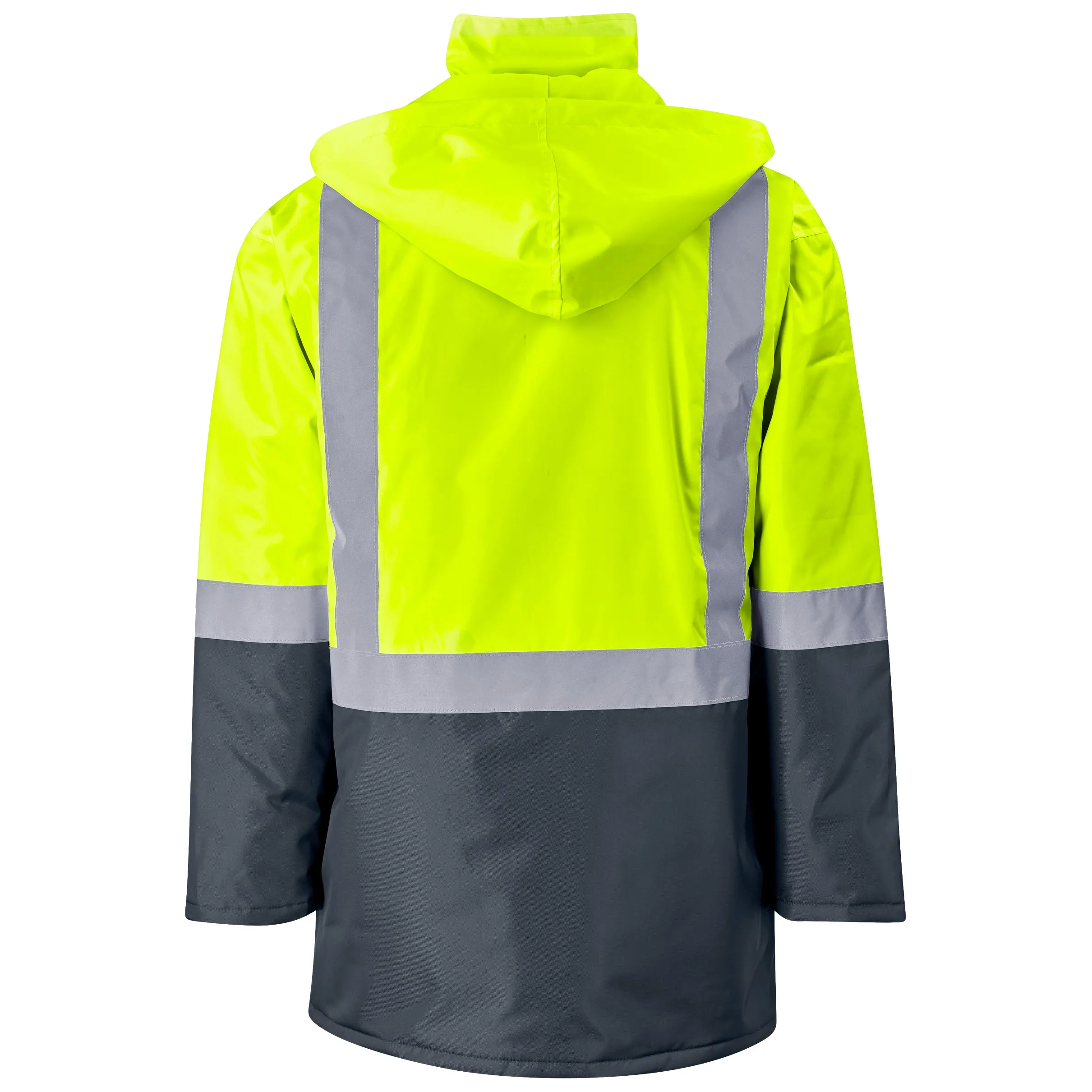 Hazard Padded Two-Tone Hi-Vis Reflective Jacket