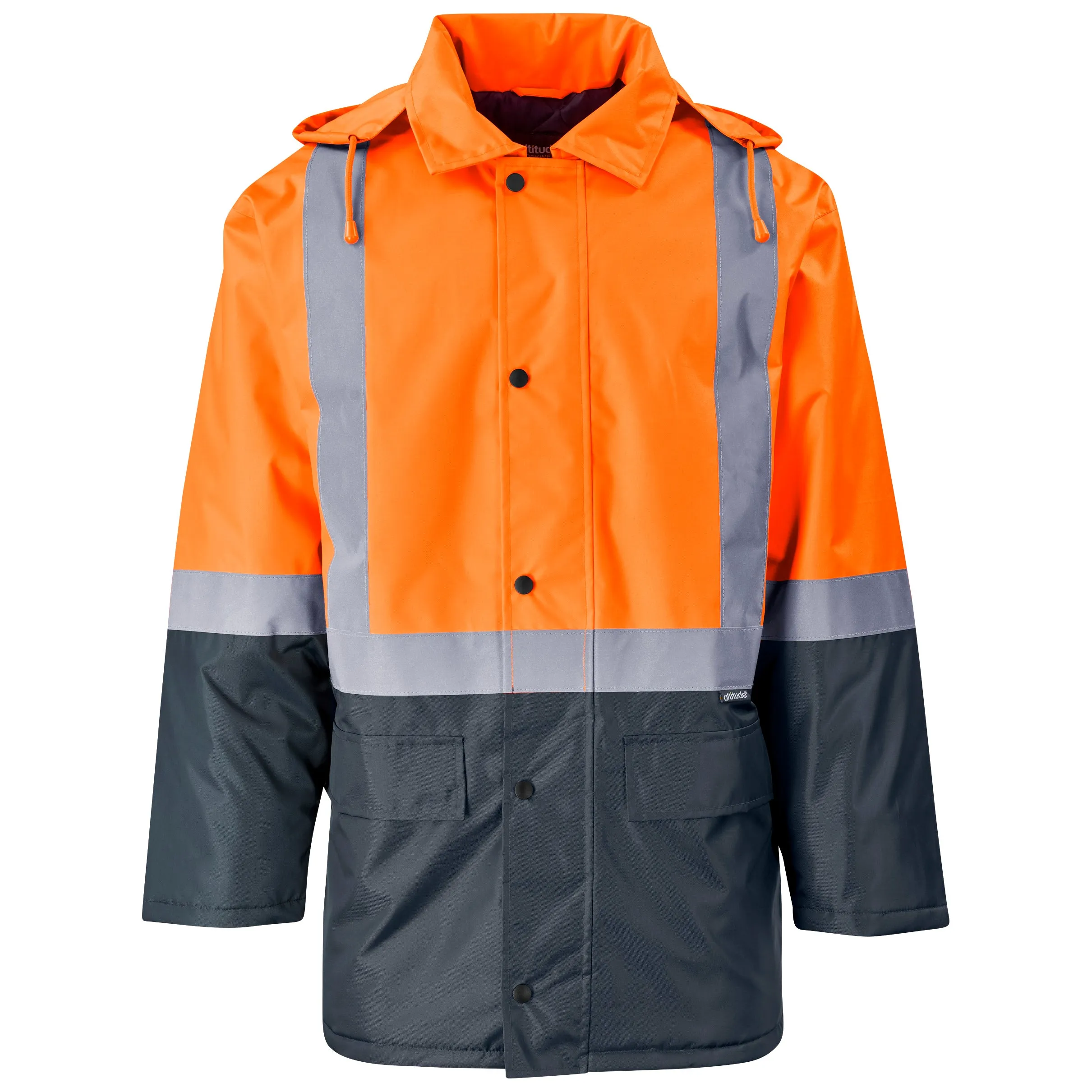 Hazard Padded Two-Tone Hi-Vis Reflective Jacket