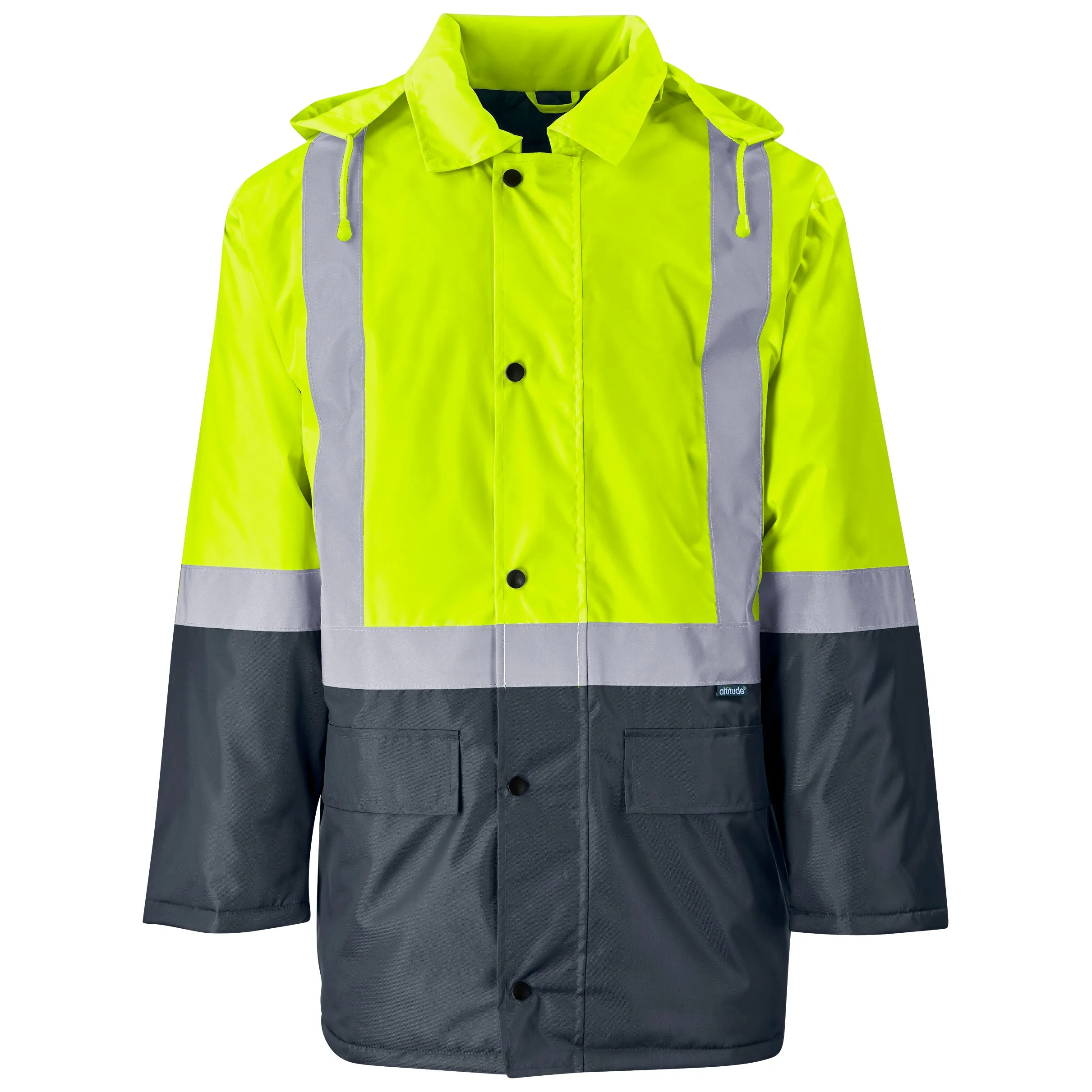 Hazard Padded Two-Tone Hi-Vis Reflective Jacket