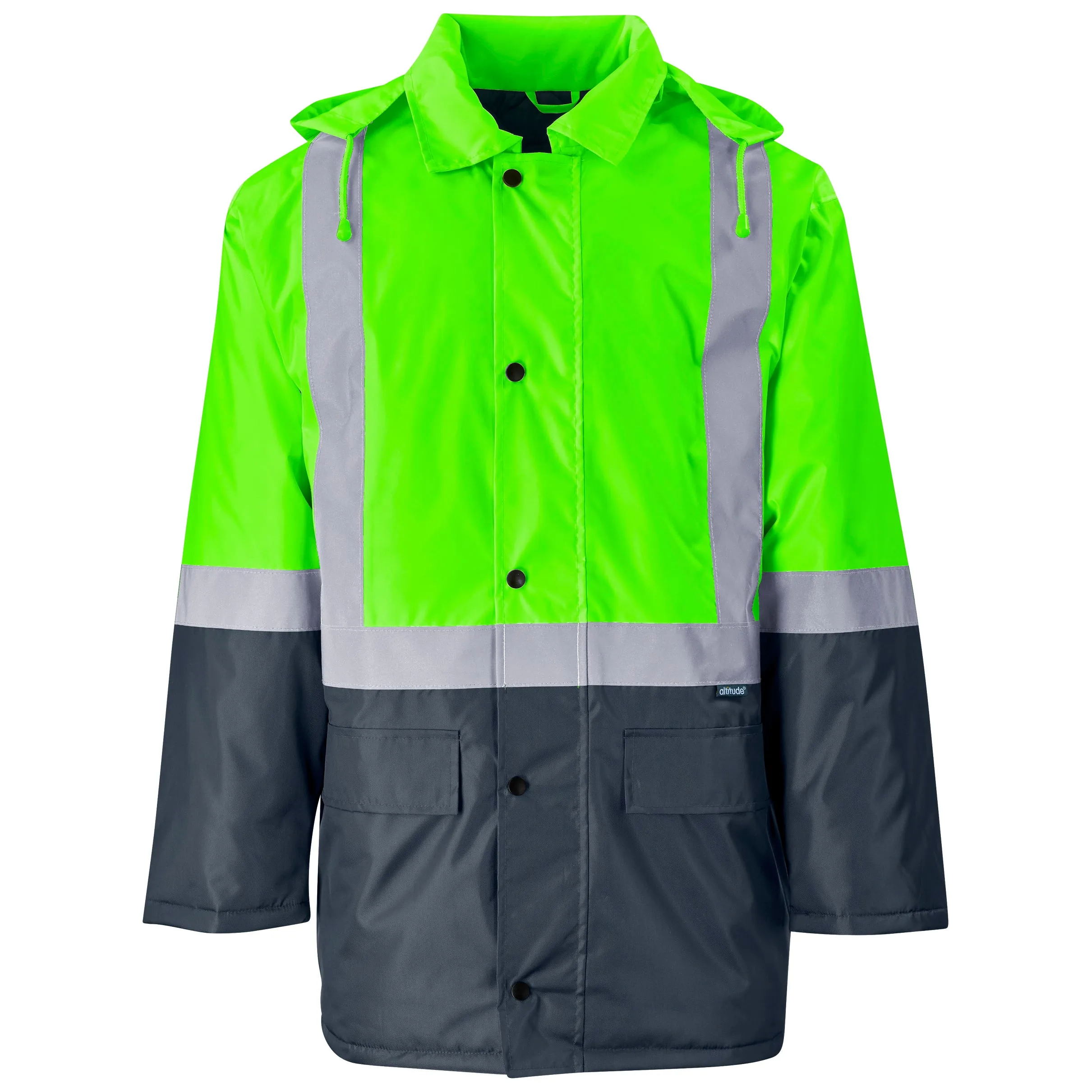 Hazard Padded Two-Tone Hi-Vis Reflective Jacket