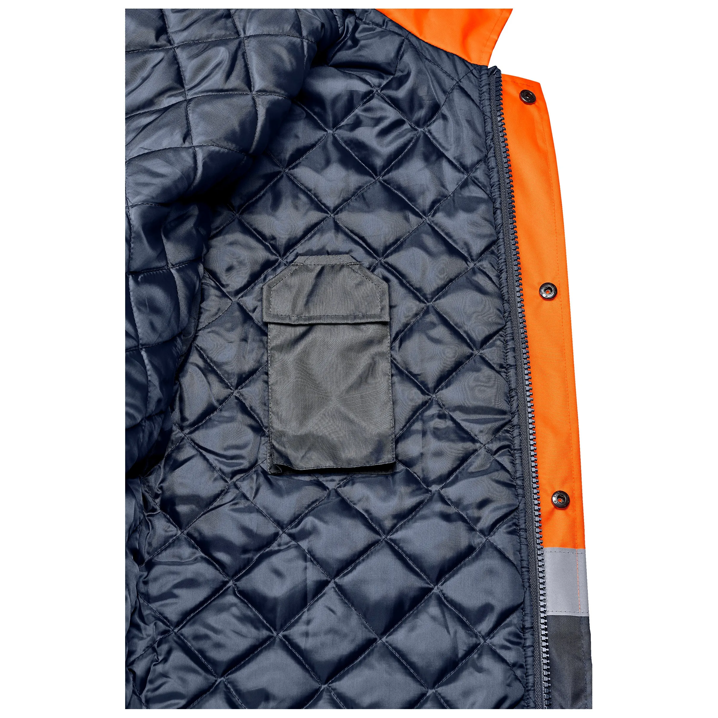 Hazard Padded Two-Tone Hi-Vis Reflective Jacket