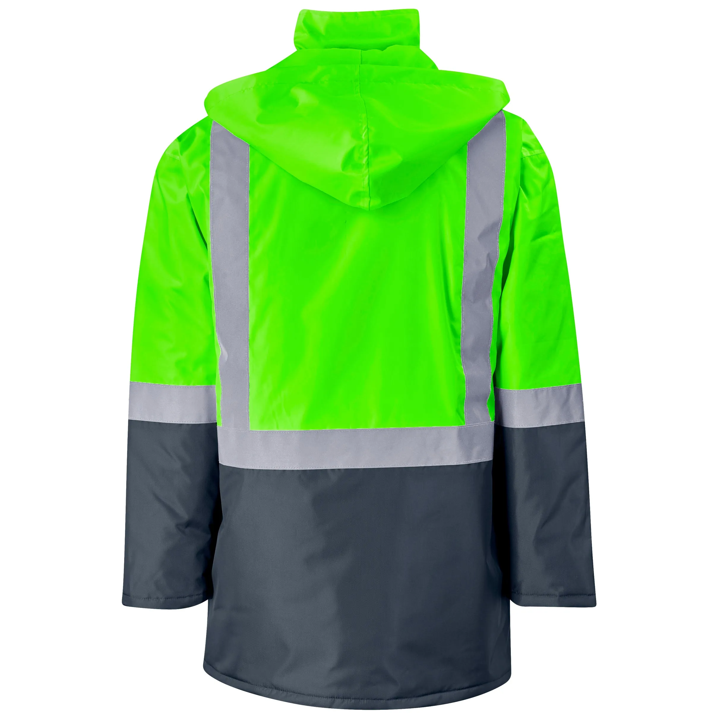 Hazard Padded Two-Tone Hi-Vis Reflective Jacket