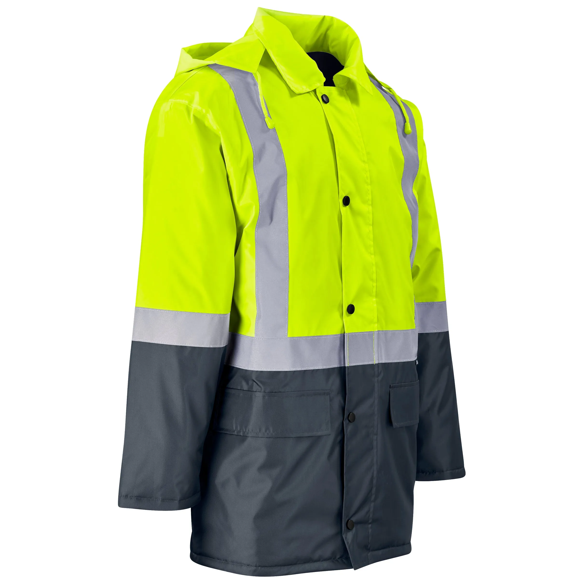 Hazard Padded Two-Tone Hi-Vis Reflective Jacket