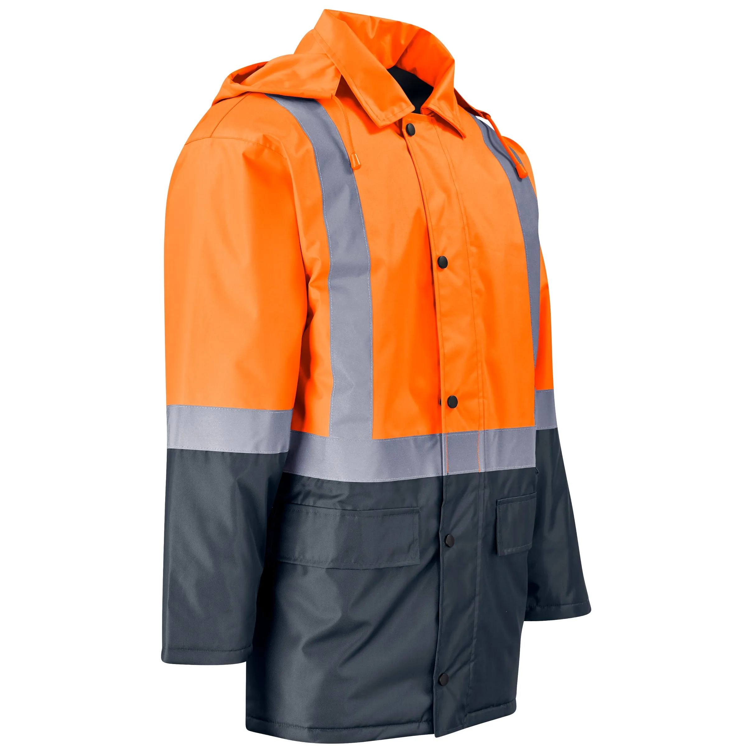 Hazard Padded Two-Tone Hi-Vis Reflective Jacket