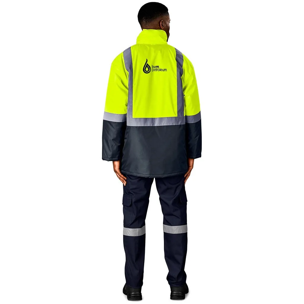 Hazard Padded Two-Tone Hi-Viz Reflective Jacket