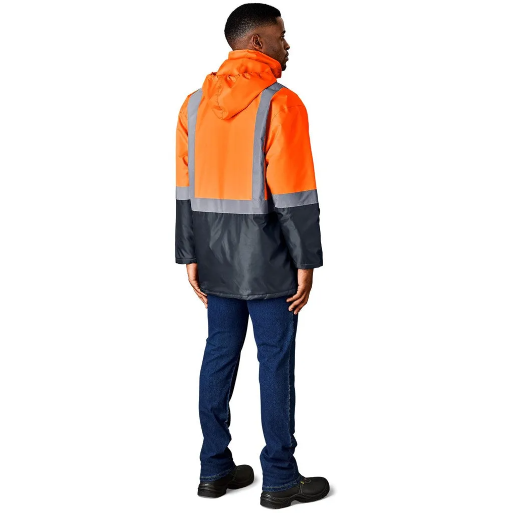 Hazard Padded Two-Tone Hi-Viz Reflective Jacket