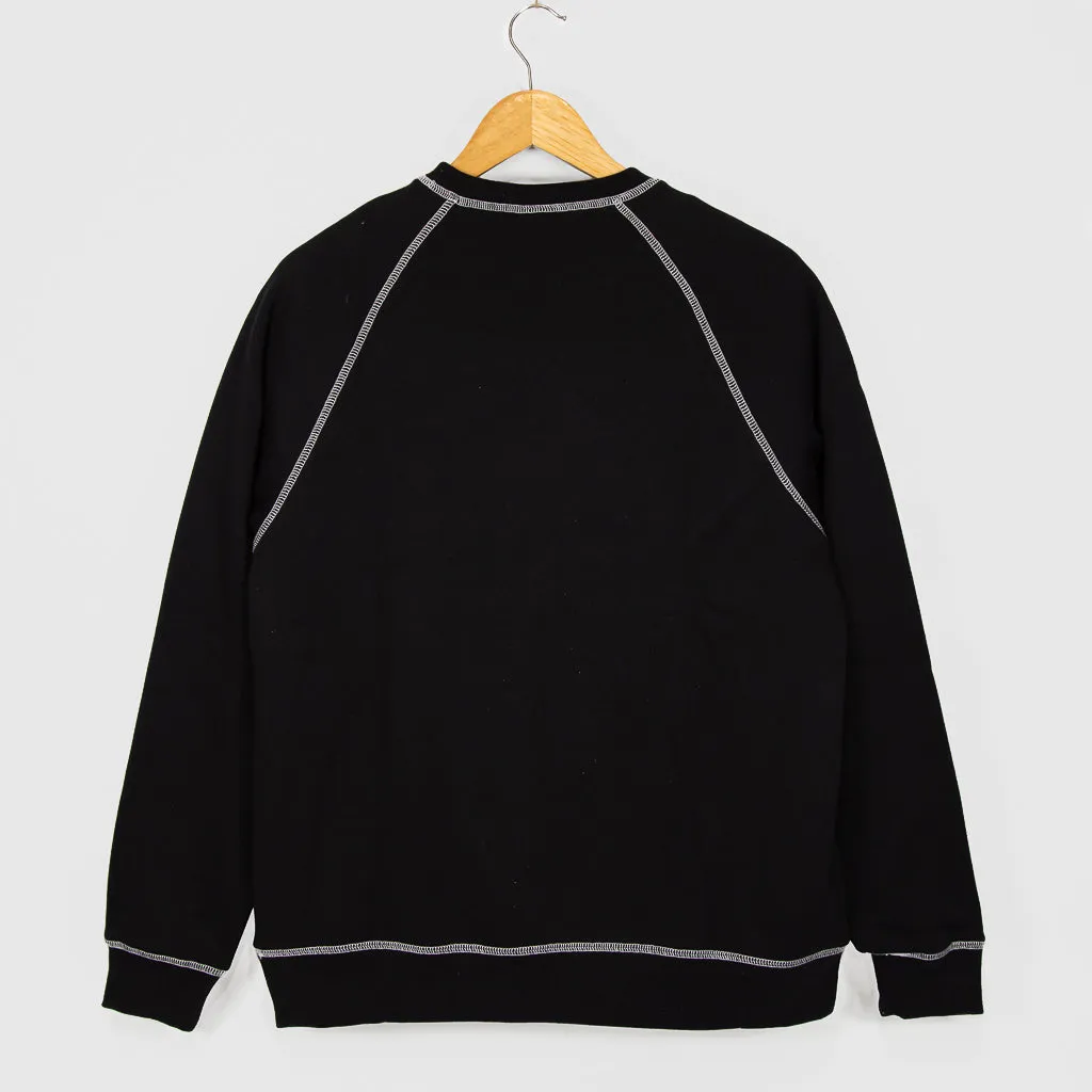 Helas - Seams Crewneck Sweatshirt - Black