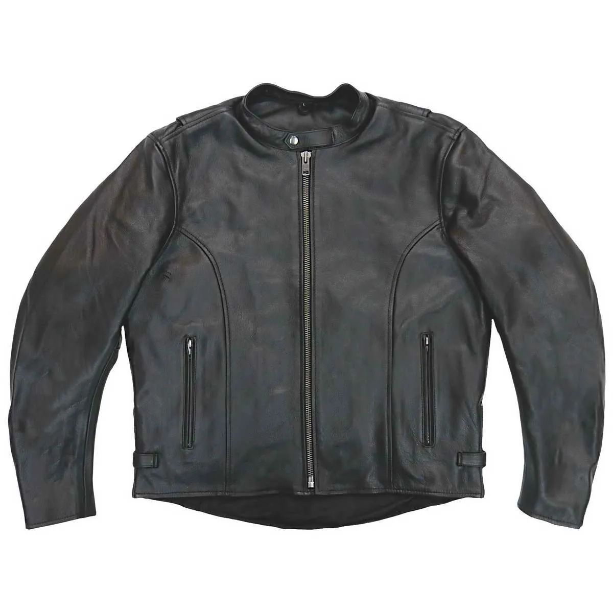 Hot Leathers JKM1027 Men’s Black ‘Carry and Conceal’ Leather Jacket