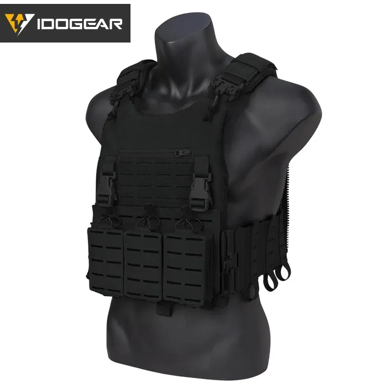 IDOGEAR Quick Release Plate Carrier with 5.56 Magazine Pouch