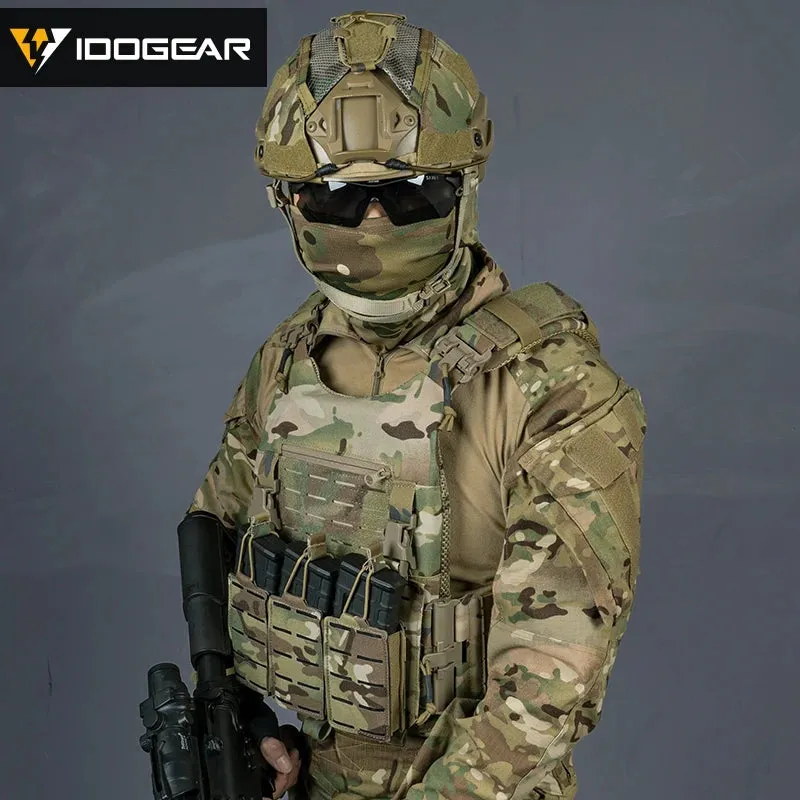 IDOGEAR Quick Release Plate Carrier with 5.56 Magazine Pouch