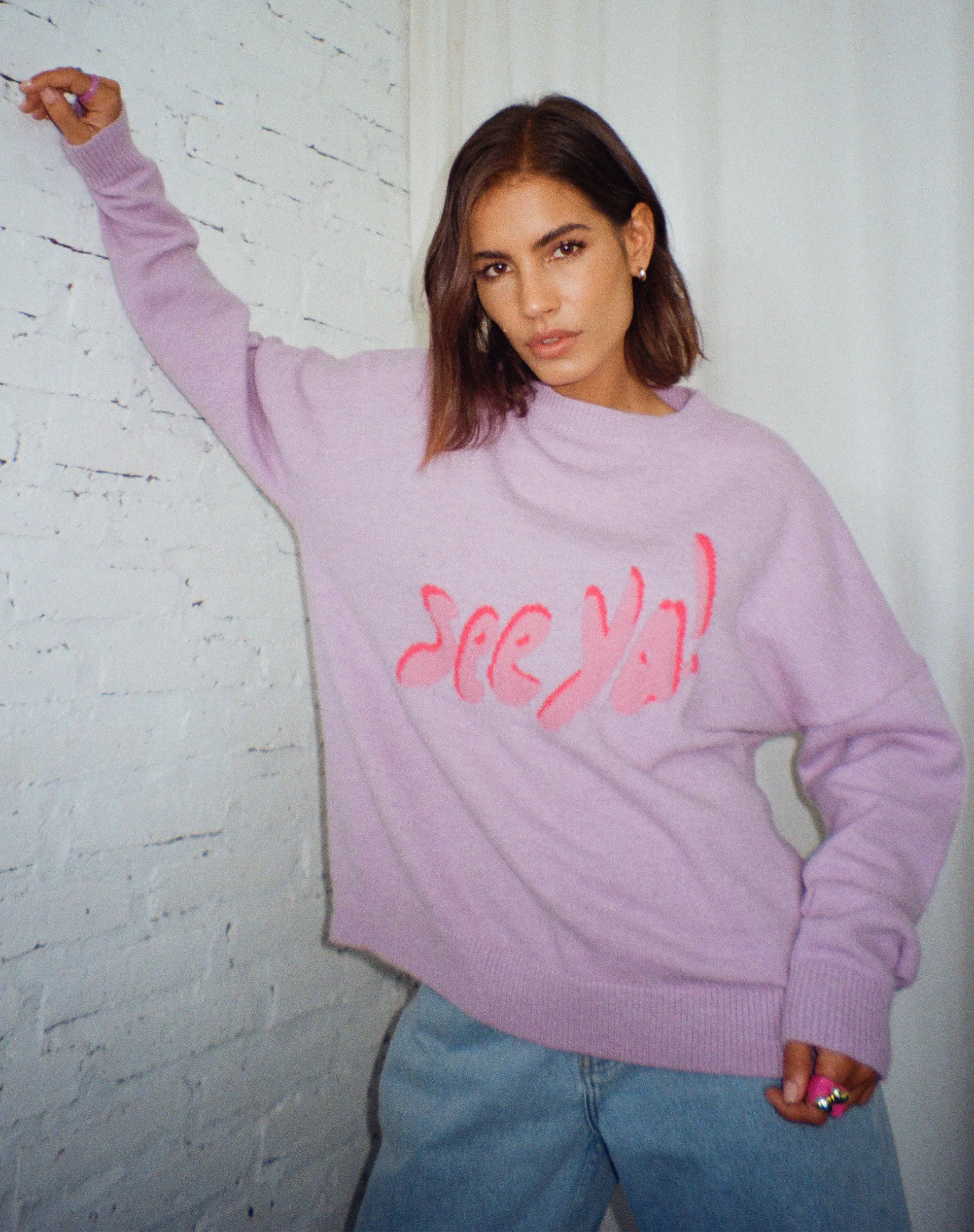 Jamin Jumper in Knit Lilac See Ya