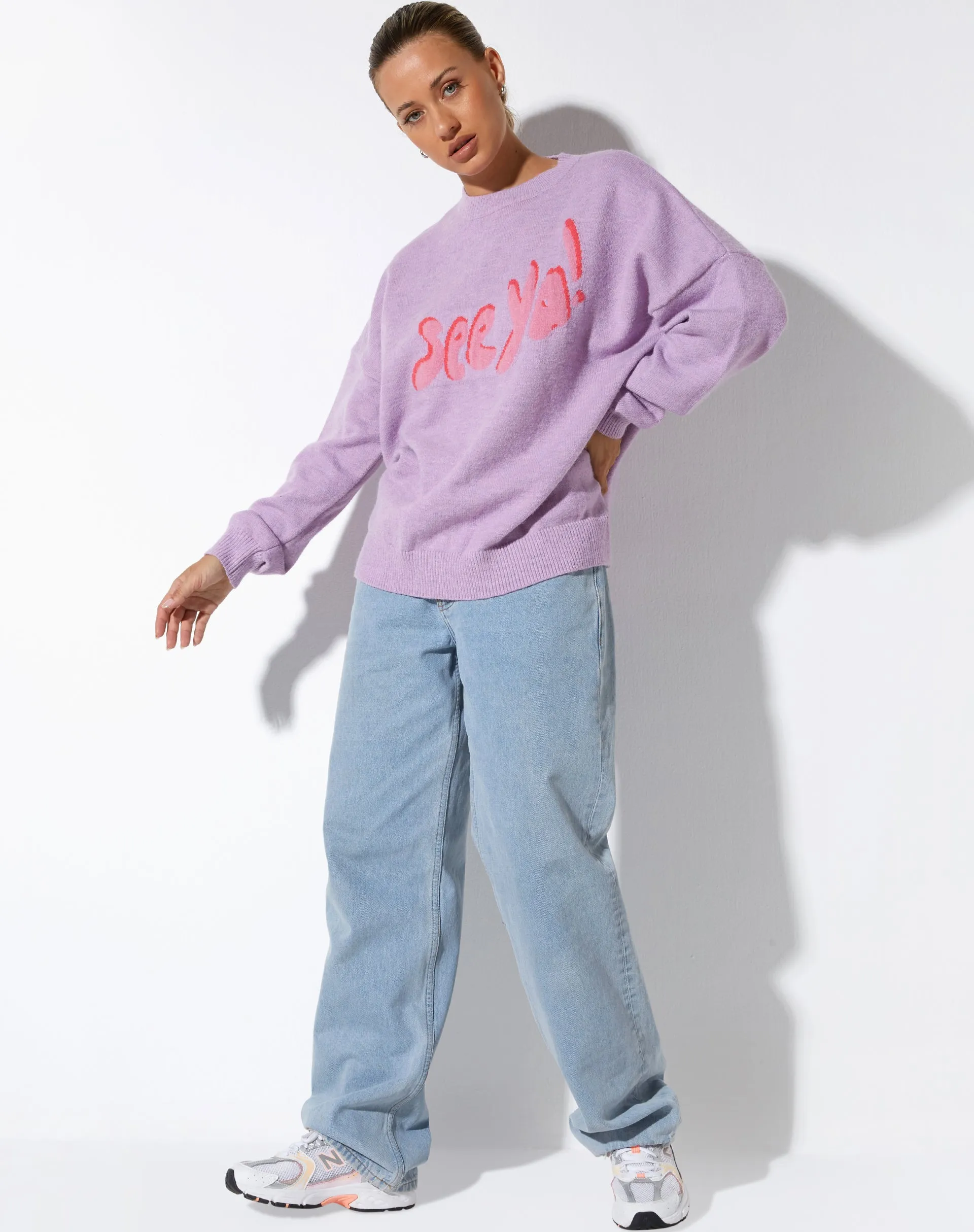 Jamin Jumper in Knit Lilac See Ya