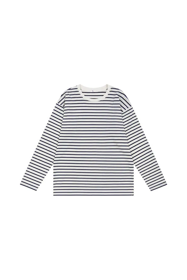 Jax Long Sleeve Striped Tunic Top