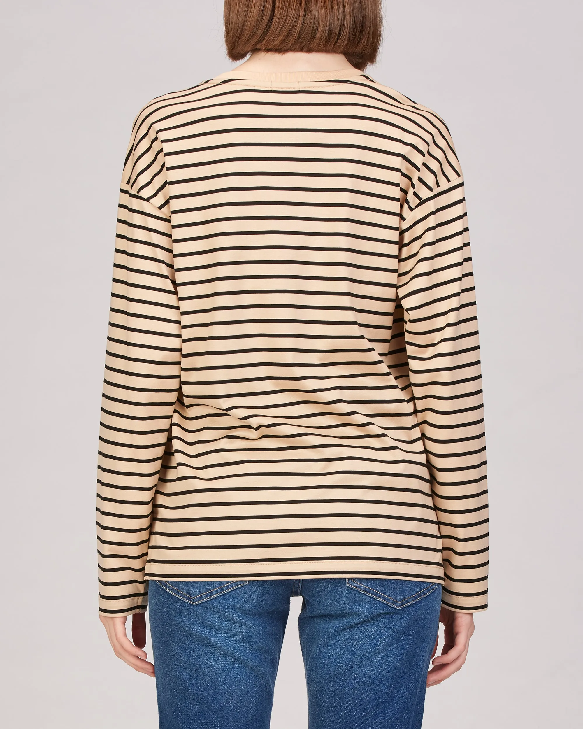 Jax Long Sleeve Striped Tunic Top