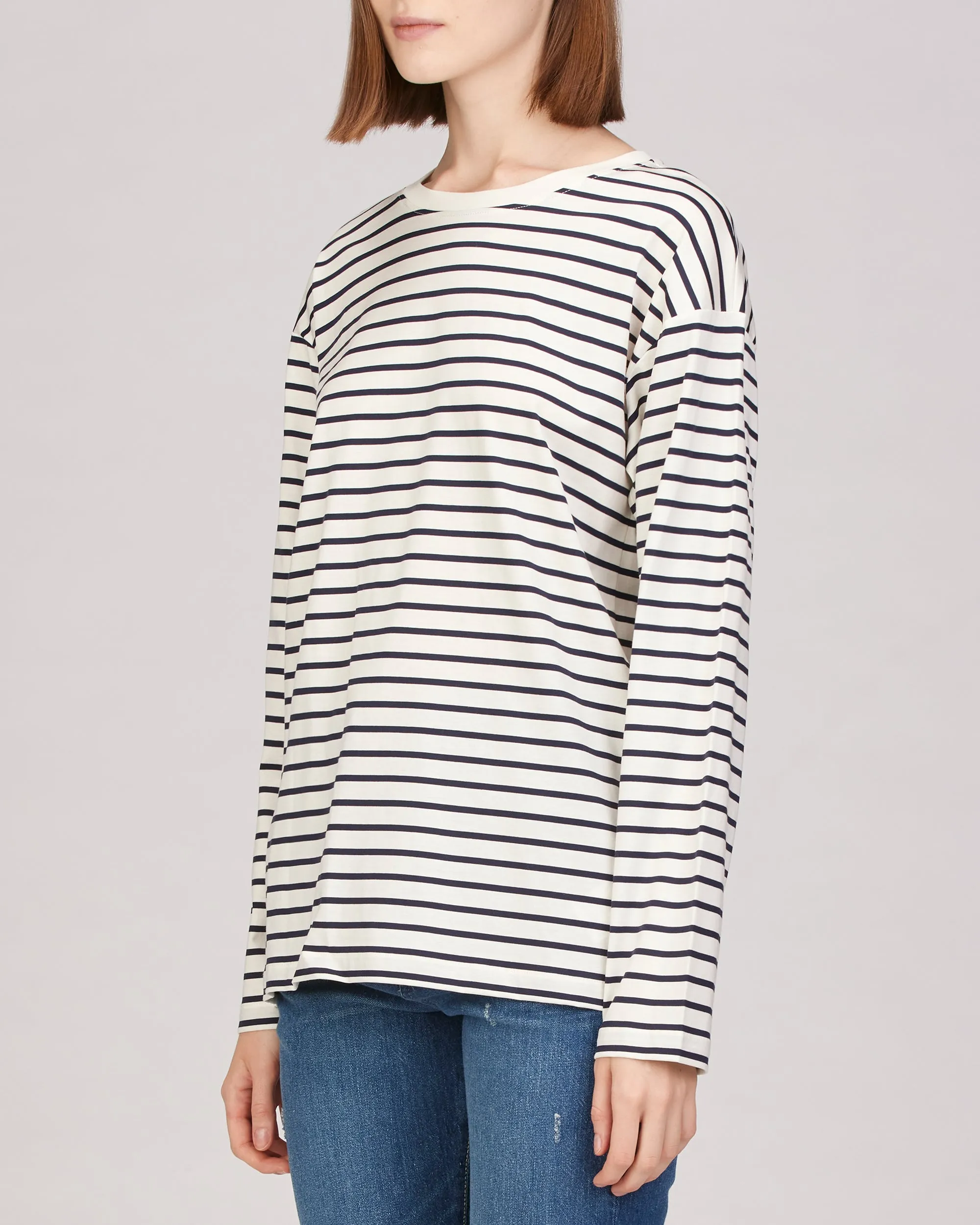 Jax Long Sleeve Striped Tunic Top