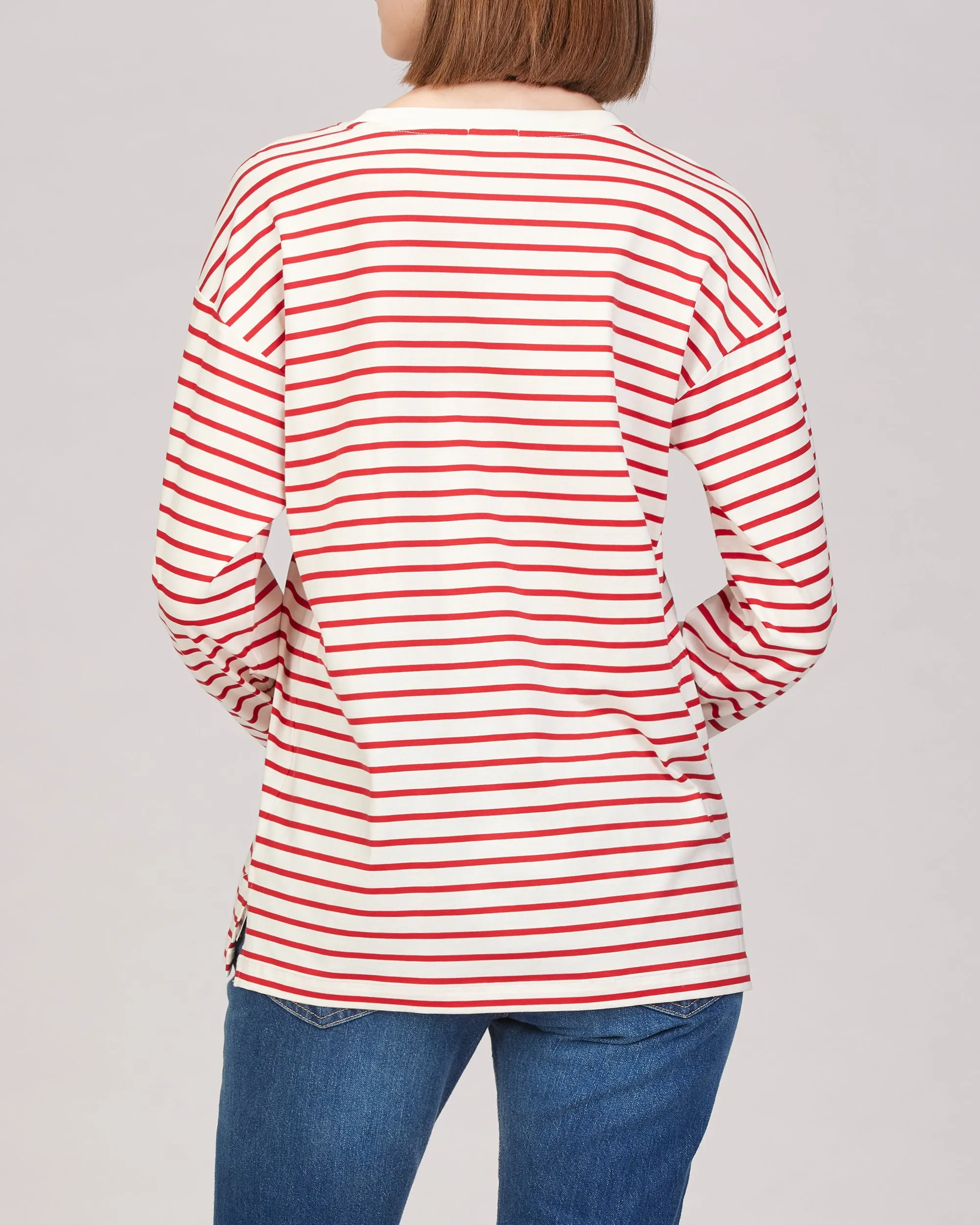 Jax Long Sleeve Striped Tunic Top