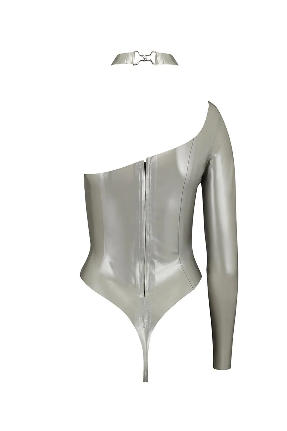 Kappa Keyhole Latex Bodysuit