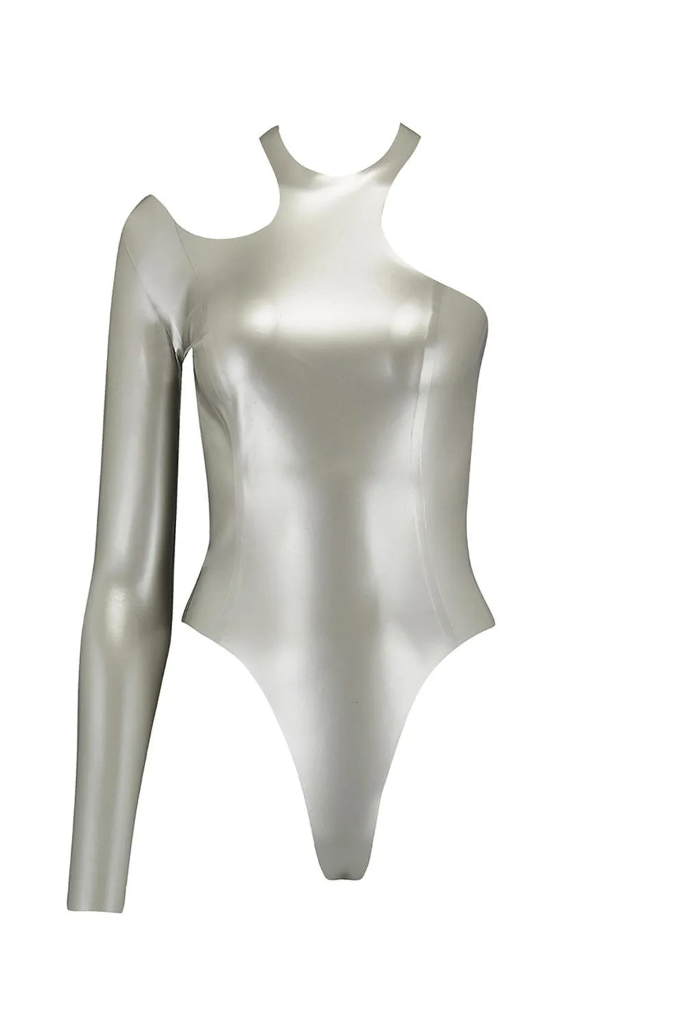 Kappa Keyhole Latex Bodysuit